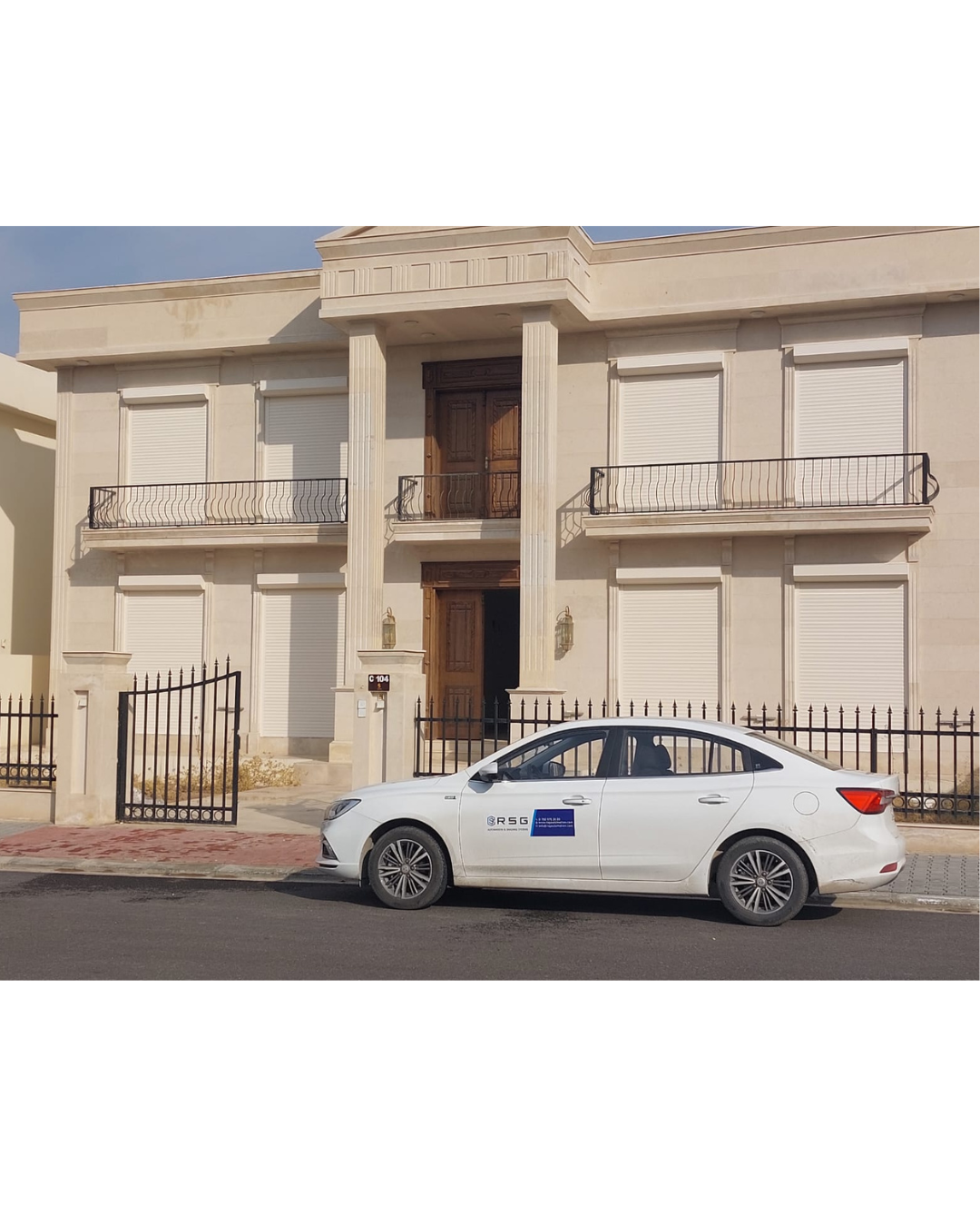 Exterior-Mounted Boxed Shutter Application
